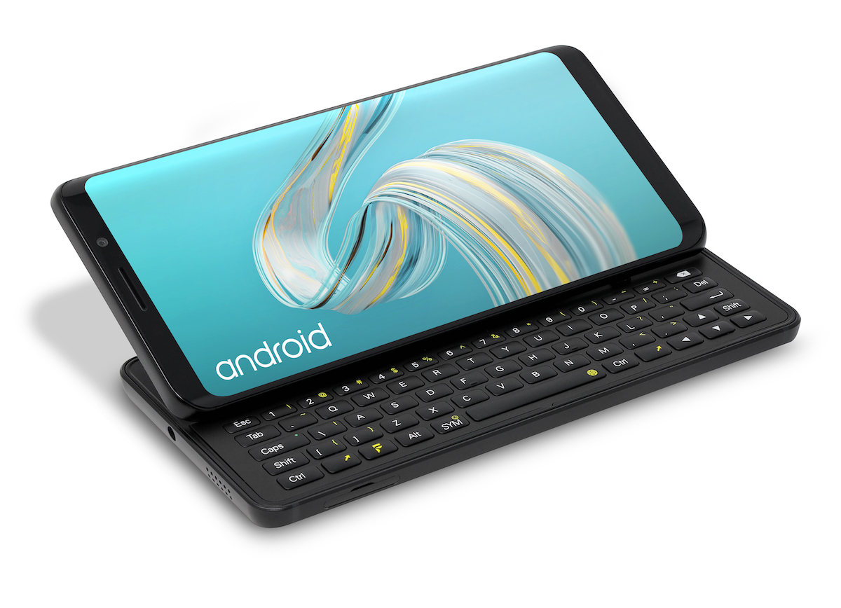 The F(x)tec Pro1 smartphone with its slide-out keyboard